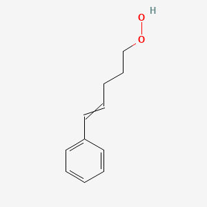 1-Hydroperoxy-5-phenyl-4-pentene