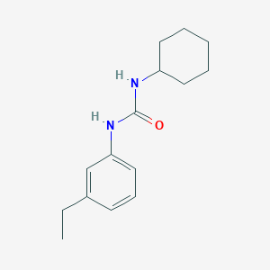 molecular formula C15H22N2O B1220892 1-Cyclohexyl-3-(3-ethylphenyl)urea 