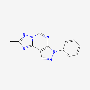 2-Methyl-6-phenyl-6H-1,3,3a,5,6,7-hexaaza-as-indacene