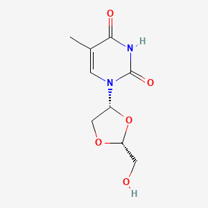 molecular formula C9H12N2O5 B1220899 Dioxolane-THYMINE CAS No. 127658-07-5