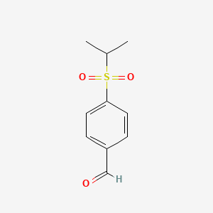 molecular formula C10H12O3S B12209070 4-(Isopropylsulfonyl)benzaldehyde 