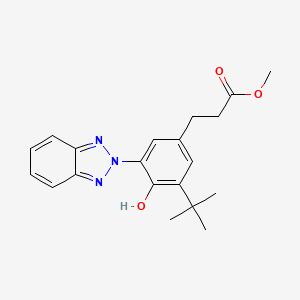 molecular formula C20H23N3O3 B1220908 TINUVIN-1130 CAS No. 84268-33-7