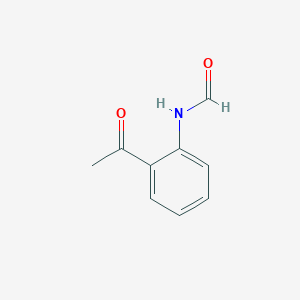 molecular formula C9H9NO2 B1220916 n-(2-Acetylphenyl)formamide CAS No. 5257-06-7