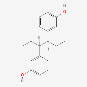 3-[4-(3-Hydroxyphenyl)hexan-3-yl]phenol