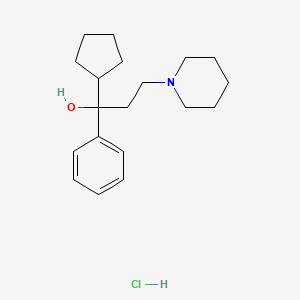 molecular formula C19H30ClNO B1220921 Cycrimine hydrochloride CAS No. 126-02-3