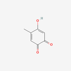 molecular formula C7H6O3 B1220929 2-Hydroxy-5-methylquinone CAS No. 615-91-8