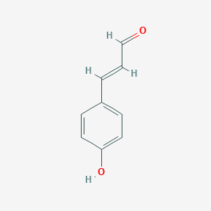 molecular formula C9H8O2 B122093 3-(4-Hydroxyphenyl)acrylaldehyde CAS No. 2538-87-6