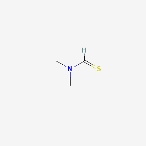 molecular formula C3H7NS B1220930 N,N-dimethylthioformamide CAS No. 758-16-7