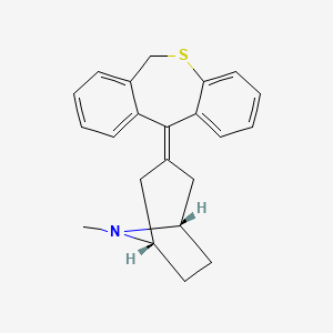molecular formula C22H23NS B1220931 Tropatepine 