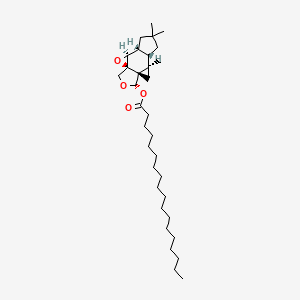 molecular formula C33H56O4 B1220943 Stearoylvelutinal CAS No. 86562-14-3