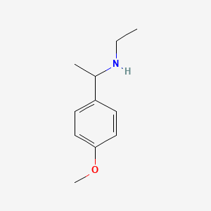 molecular formula C11H17NO B12209458 Ethyl[1-(4-methoxyphenyl)ethyl]amine 
