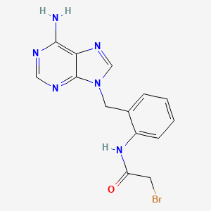 9-(2-Bromoacetamidobenzyl)adenine