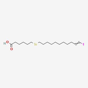 6-(11-Iodoundec-10-enyltellanyl)hexanoic acid