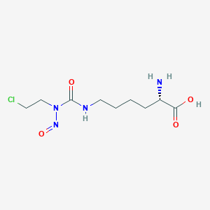 (2S)-2-amino-6-[[2-chloroethyl(nitroso)carbamoyl]amino]hexanoic acid