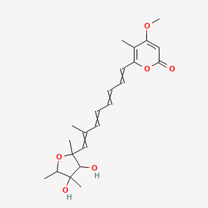 6-[8-(3,4-Dihydroxy-2,4,5-trimethyloxolan-2-yl)-7-methylocta-1,3,5,7-tetraenyl]-4-methoxy-5-methylpyran-2-one