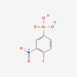 molecular formula C6H5AsFNO5 B1220997 4-Arsono-2-nitrofluorobenzene CAS No. 367-85-1