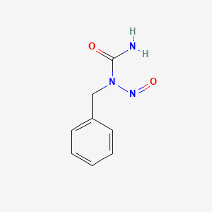 molecular formula C8H9N3O2 B1220998 1-benzyl-1-nitrosourea CAS No. 775-11-1