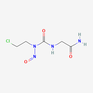 Urea, 1-(carbamoylmethyl)-3-(2-chloroethyl)-3-nitroso-
