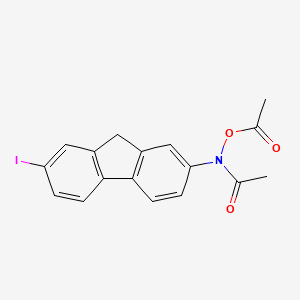 N-(Acetyloxy)-N-(7-iodo-9H-fluoren-2-yl)acetamide