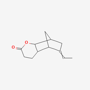 5,8-Methano-2H-1-benzopyran-2-one, 6-ethylideneoctahydro-