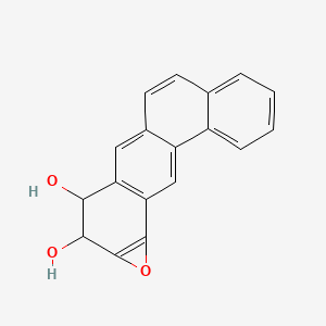 8,9-Dihydroxy-10,11-epoxy-8,9-dihydrobenz(a)anthracene