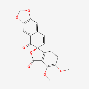 molecular formula C20H14O7 B1221027 Arnottin II 