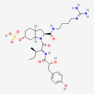 molecular formula C29H46N6O9S B1221028 Aeruginosin 98-b 