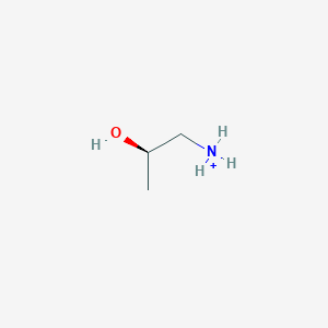 molecular formula C3H10NO+ B1221030 2-Hydroxy-propyl-ammonium 