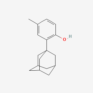 molecular formula C17H22O B1221034 2-(1-Adamantyl)-4-methylphenol CAS No. 41031-50-9