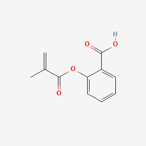 2-((2-Methyl-1-oxo-2-propenyl)oxy)benzoic acid