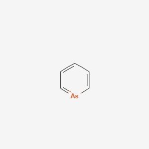molecular formula C5H5As B1221053 Arsabenzene CAS No. 289-31-6