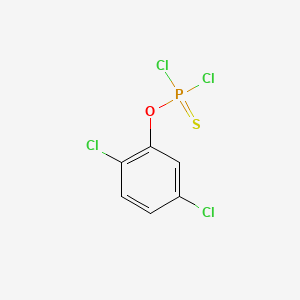 molecular formula C6H3Cl4OPS B1221056 2,5-Dichlorophenyl phosphorodichloridothioate CAS No. 87668-61-9