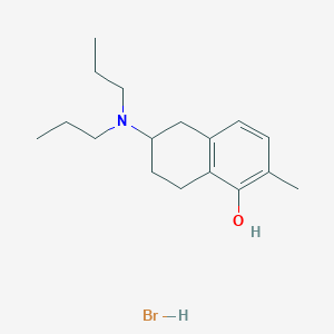 1-Naphthalenol, 6-(dipropylamino)-5,6,7,8-tetrahydro-2-methyl-, hydrobromide