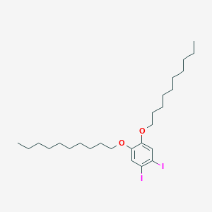 molecular formula C26H44I2O2 B122106 4,5-Bis(decyloxy)-1,2-diiodobenzene CAS No. 155259-28-2