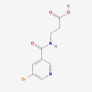 3-[(5-Bromo-pyridine-3-carbonyl)-amino]-propionic acid
