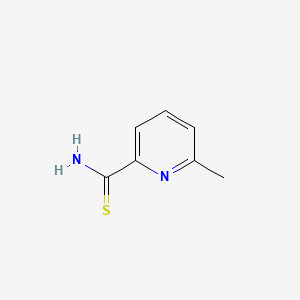 molecular formula C7H8N2S B1221112 6-Methylpicolinic acid-thioamide CAS No. 5933-30-2