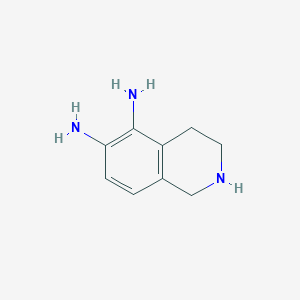 molecular formula C9H13N3 B122113 1,2,3,4-Tetrahydroisoquinoline-5,6-diamine CAS No. 156694-28-9