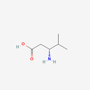 molecular formula C6H13NO2 B1221149 (r)-3-Amino-4-methylpentanoic acid CAS No. 75992-50-6