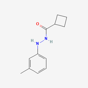 molecular formula C12H16N2O B1221151 N'-(3-methylphenyl)cyclobutanecarbohydrazide 