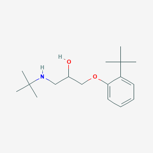 molecular formula C17H29NO2 B1221152 1-(Tert-butylamino)-3-(2-tert-butylphenoxy)-2-propanol 