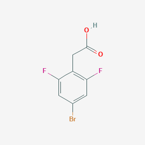 molecular formula C8H5BrF2O2 B122118 4-溴-2,6-二氟苯乙酸 CAS No. 537033-54-8