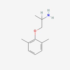 molecular formula C11H17NO B1221189 Mexiletine CAS No. 31828-71-4