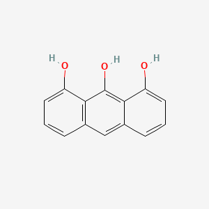 molecular formula C14H10O3 B1221193 Dithranol (Standard) CAS No. 480-22-8