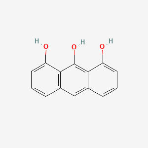 molecular formula C14H10O3 B1221193 1,8,9-Trihydroxyanthracene CAS No. 480-22-8