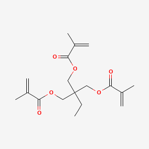 molecular formula C18H26O6 B1221195 Trimethylolpropane trimethacrylate CAS No. 3290-92-4