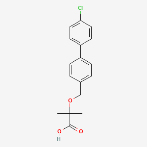 molecular formula C17H17ClO3 B1221202 Clozic CAS No. 22494-47-9