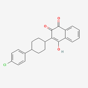 molecular formula C22H19ClO3 B1221203 Atovaquone CAS No. 94015-53-9