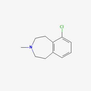 molecular formula C11H14ClN B1221205 苯福硫胺 CAS No. 73943-10-9