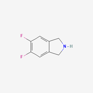molecular formula C8H7F2N B12212056 5,6-Difluoroisoindoline 