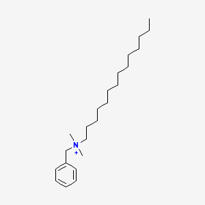 molecular formula C23H42N+ B1221210 Benzyldimethyltetradecylammonium CAS No. 5285-67-6